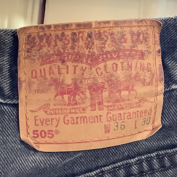 Mens sizes 36-38 - Sold As Is Bundle Levi’s Jeans 505 540 550 Vintage 90s 1990s - Picture 9 of 16